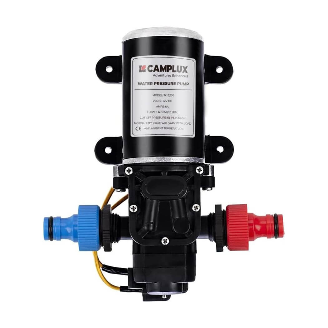 Camplux 12V Wasserpumpe 65PSI DC 1,6GPM 6LPM Membran 