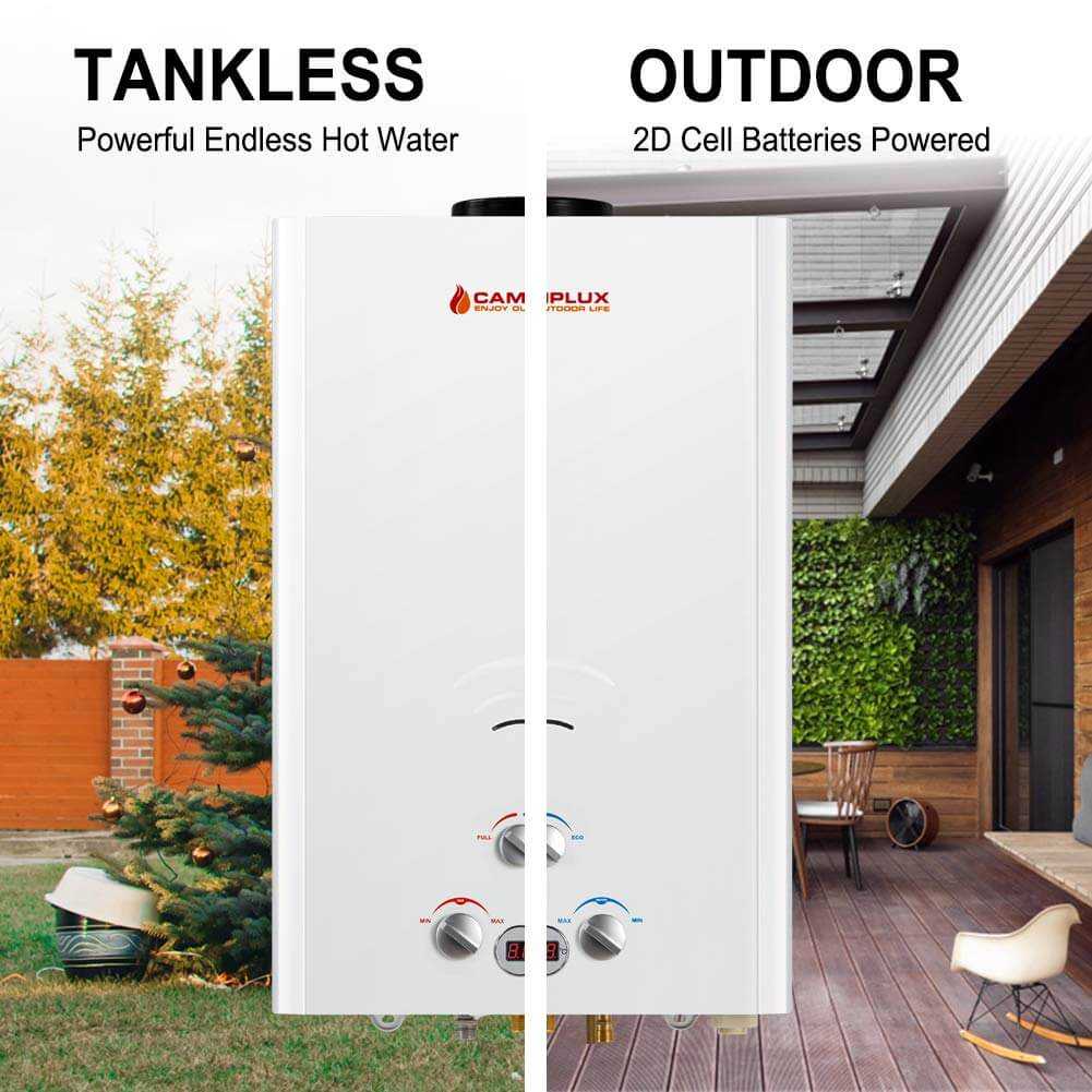 Camplux 16L Tankless Gas Water Heater [Energy Class A]