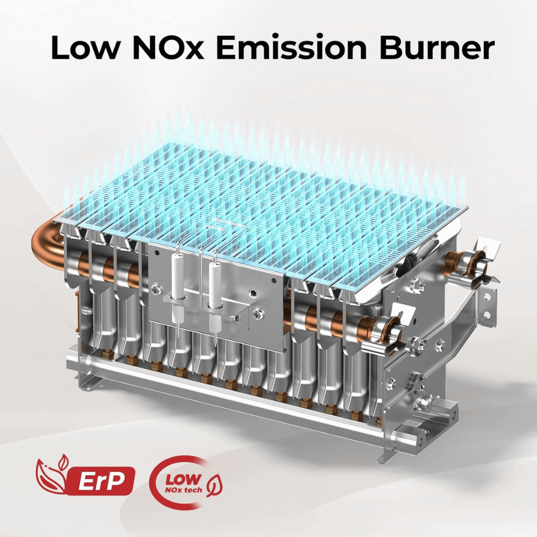 CAMPLUX BD300NG Gas-Warmwasserbereiter 11 Liter, Low NOx/ErP, 20 mbar, Erdgas