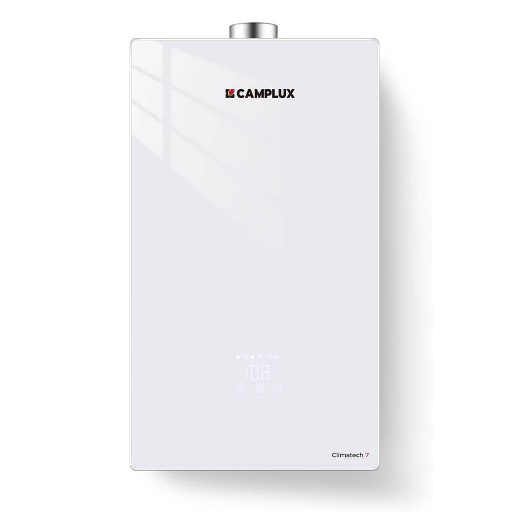 Camplux Climatech-7 Indoor Tankless Gas Water Heater 6.86 GPM | White