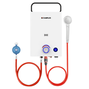 CAMPLUX 10 Liter Gasdurchlauferhitzer der First-Serie, LPG